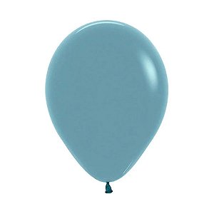 Balão de Festa Latéx Pastel Dusk - Azul (Cor:140)  - Sempertex - Rizzo