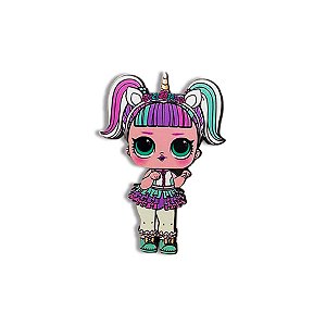 Personagem MDF Boneca LOL Unicornio - Contém 1 unidade unidades - Rizzo