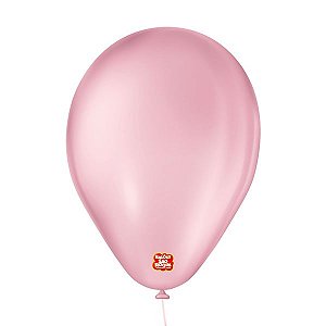 Balão de Festa 6,5" Basic - Rosa - 50 Unidades - Balões São Roque
