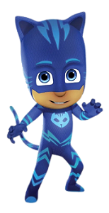 Decoração em MDF Menino Gato Festa PJ Masks - 01 Unidade - Rizzo Embalagens