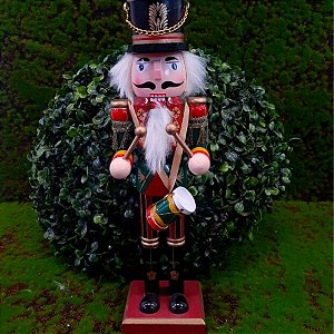 Boneco Soldado Quebra Nozes de Madeira EN010-19 - 30cm - 1 unidade - Rizzo