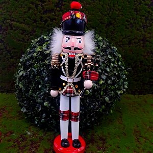 Boneco Soldado Quebra Nozes de Madeira EN009-19 - 31cm - 1 unidade - Rizzo