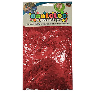 Confete Mini Picadinho Metalizado 25g - Marsala Dupla Face - Rizzo Balões