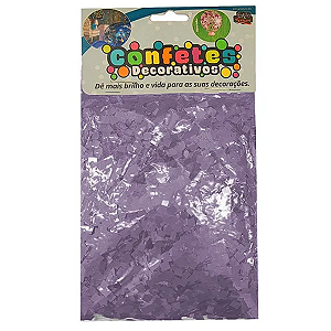 Confete Mini Picadinho 25g - Lilás Dupla Face - Rizzo Balões