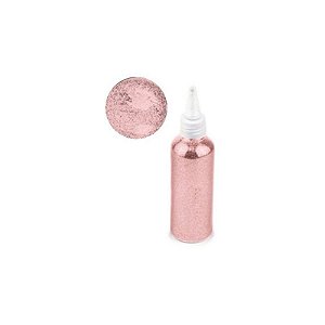 Tubo de Glitter pra Balão 100g - Rose - 01 Unidade - Cromus Balloons - Rizzo Balões
