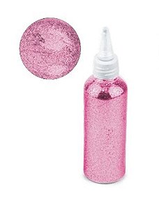 Tubo de Glitter pra Balão 100g - Pink - 01 Unidade - Cromus Balloons - Rizzo Balões