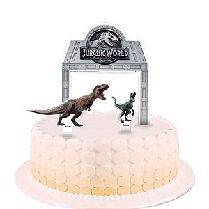 Topper Para Bolo - Jurassic Park - 3 unidades - FestColor - Rizzo