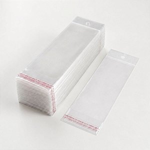 Saco Adesivado com Furo - 5x12cm - 100 unidades - Rizzo