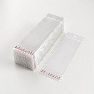 Saco Adesivado com Furo - 9x13cm - 100 unidades - Rizzo