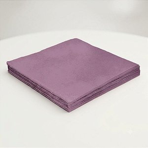 Guardanapo Liso Folha Dupla - Roxo - 32x32cm - 20 unidades - Rizzo