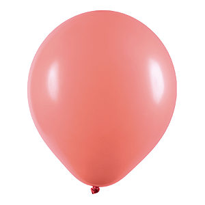 Balão de Festa Redondo Profissional Látex Liso - Coral - Art-Latex - Rizzo Balões