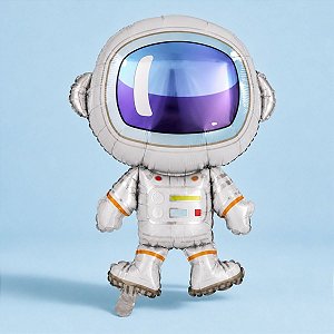 Balão de Festa Metalizado 60x84cm - Astronauta - 1 unidade - Rizzo
