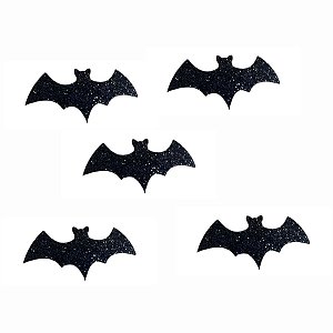 Aplique Decorativo EVA de Halloween - Morcego - 5cm - 10 unidades - Rizzo