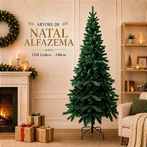 Árvore de Natal Alfazema - 1388 Galhos - 240cm - Ref.RZO03177 - 1 unidade - Rizzo