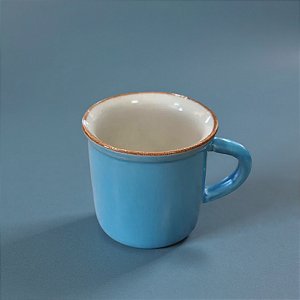 Caneca de Porcelana - Azul - 70ml - 1 unidade - Rizzo