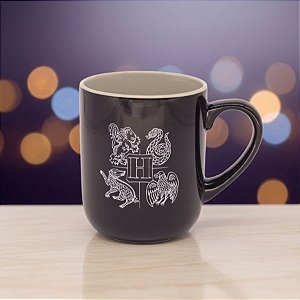 Caneca de Cerâmica Mary - Hogwarts - Harry Potter - 300ml - 1 unidade - Zonacriativa - Rizzo