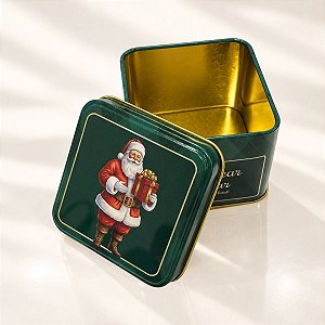 Lata de Metal de Natal - Presentear é Amar - 8x6,3cm - 1 unidade - Rizzo