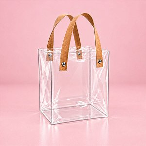 Caixa de PVC com Alça Kraft 18x10x20cm - 12 unidades - Rizzo