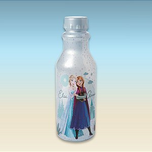 Garrafa Retrô - Frozen - Azul - 500ml - 1 unidade - Disney Original - Rizzo