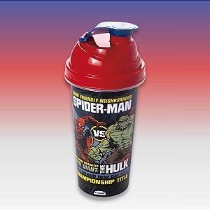 Shakeira Marvel - Homem Aranha vs Hulk - 580ml - 1 unidade - Disney Original - Rizzo