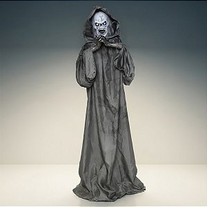 Enfeite Decorativo De Halloween Com Som, Luz e Movimento - Boneco Solomon - 1,70m - 1 unidade - Cromus - Rizzo
