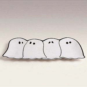 Bandeja Decorativa de Halloween - Fantasminhas - 38x22cm - 1 unidade - Cromus - Rizzo
