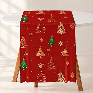 Trilho de Mesa - Vermelho Natal - 2mx40cm - 1 unidade - Regina - Rizzo