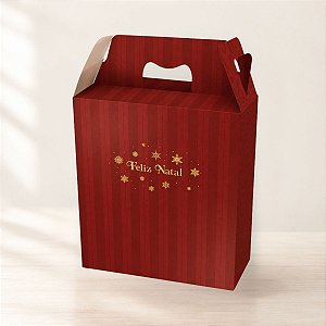 Caixa Maleta para Presente  - Natal Elegance - 31x21cm - 10 unidades - Regina - Rizzo