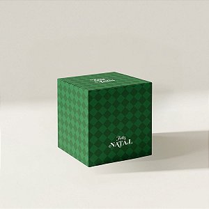 Caixa para Mini Panetone - Natal Origem - Verde - 11,5x11,5cm - 10 unidades - Regina - Rizzo