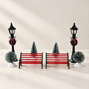 Kit Decorativo de Natal - Mini Figuras - 8 unidades - Rizzo