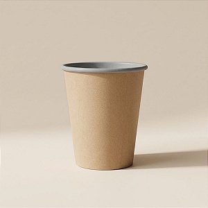 Copo de Papel - Nude Liso - 270ml - 10 unidades - Rizzo