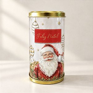 Lata Clean de Natal - Natal afetivo - 9x16,5cm - 1 unidade - Cromus - Rizzo