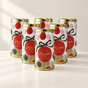 Lata Clean de Natal - Memórias - 9x16,5cm - 6 unidades - Cromus - Rizzo