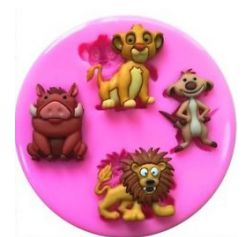 Molde de silicone Animais S440 Molds Planet Rizzo Confeitaria