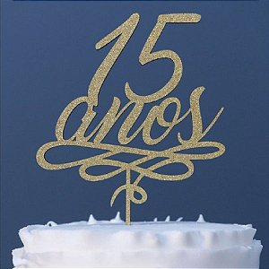 Topo de Bolo 50 Anos Glitter Prata Sonho Fino Rizzo Confeitaria - Rizzo  Embalagens