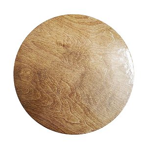 Disco para Bolos e Tortas Madeira 32 cm 1 un. Rizzo Confeitaria
