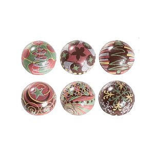 Blister Decorado com Transfer para Chocolate - Bola - Natal - BLN 0065 01 - 1 unidade - Stalden - Rizzo