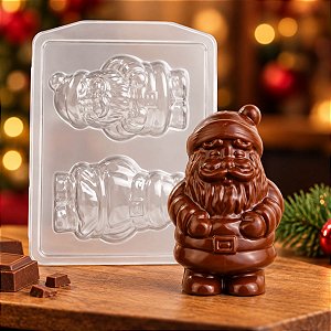 Forma de Acetato Especial - Papai Noel - - Ref. FP113 Crystal Forming Rizzo Confeitaria