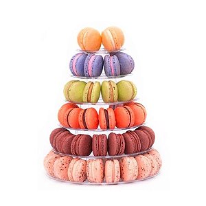 Torre para Macarons 6 Pisos San Felipo Rizzo Confeitaria