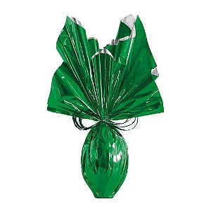 Folha para Ovos de Páscoa Metalizado Verde 69x89cm - 5 unidades - Cromus Páscoa - Rizzo Embalagens