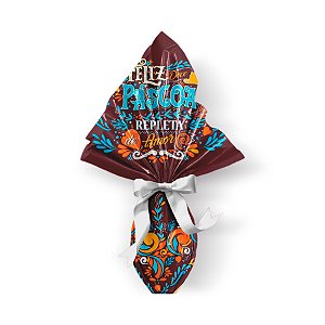 Saco Express para Ovos de 500g a 750g - 44cm x 44cm - Lettering - 05 unidades - Cromus Páscoa - Rizzo Confeitaria