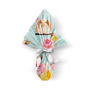 Saco Express para Ovos de 500g a 750g - 44cm x 44cm - Páscoa Garden - 05 unidades - Cromus Páscoa - Rizzo Confeitaria