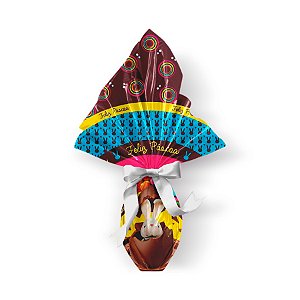 Saco Express para Ovos de 750g a 1Kg - 49cm x 49cm - Surpresa - 05 unidades - Cromus Páscoa - Rizzo Confeitaria