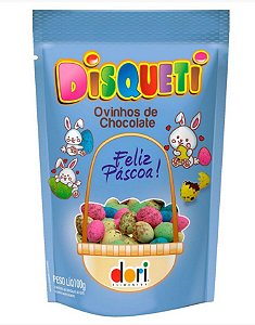 Ovinhos de Chocolate Coloridos ao Leite Disqueti  90g - Dori - Páscoa - Rizzo
