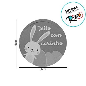 Adesivo Redondo - Páscoa Artesanal - 30 unidades - Rizzo