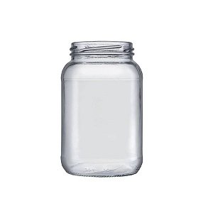 Pote de Vidro Conserva 600ml - 01 unidade - 13,5x7,5cm - Rizzo Confeitaria