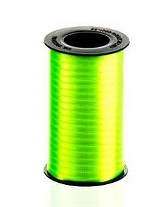 Fita de Cetim Carretel Progresso 4mm nº00 - 100m Cor 280 Verde Cítrico - 01 unidade