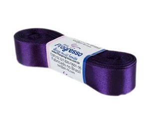 Fita de Cetim Progresso 22mm nº5 - 10m Cor 675 Violeta - 01 unidade