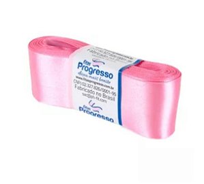 Fita de Cetim Progresso 38mm nº9 - 10m Cor 240 Rosa Escuro - 01 unidade