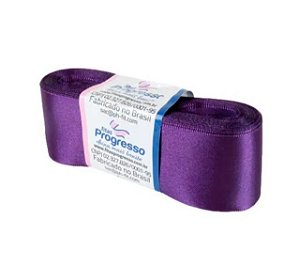 Fita de Cetim Progresso 38mm nº9 - 10m Cor 675 Violeta - 01 unidade